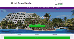 Desktop Screenshot of hotelgrandoasiscancun.com